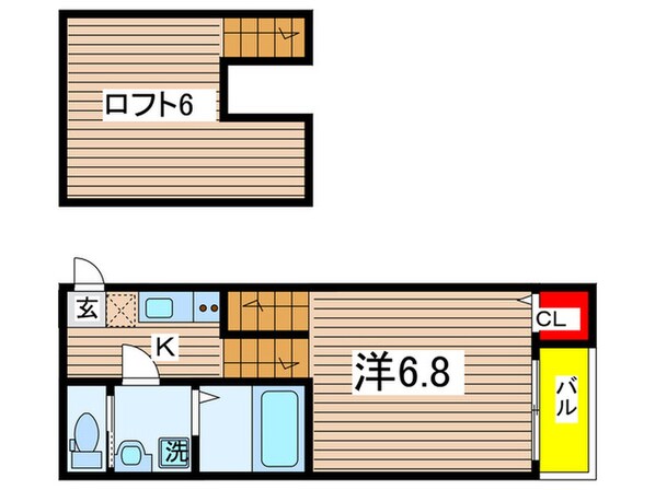 Eternal Court TSURUMAIの物件間取画像